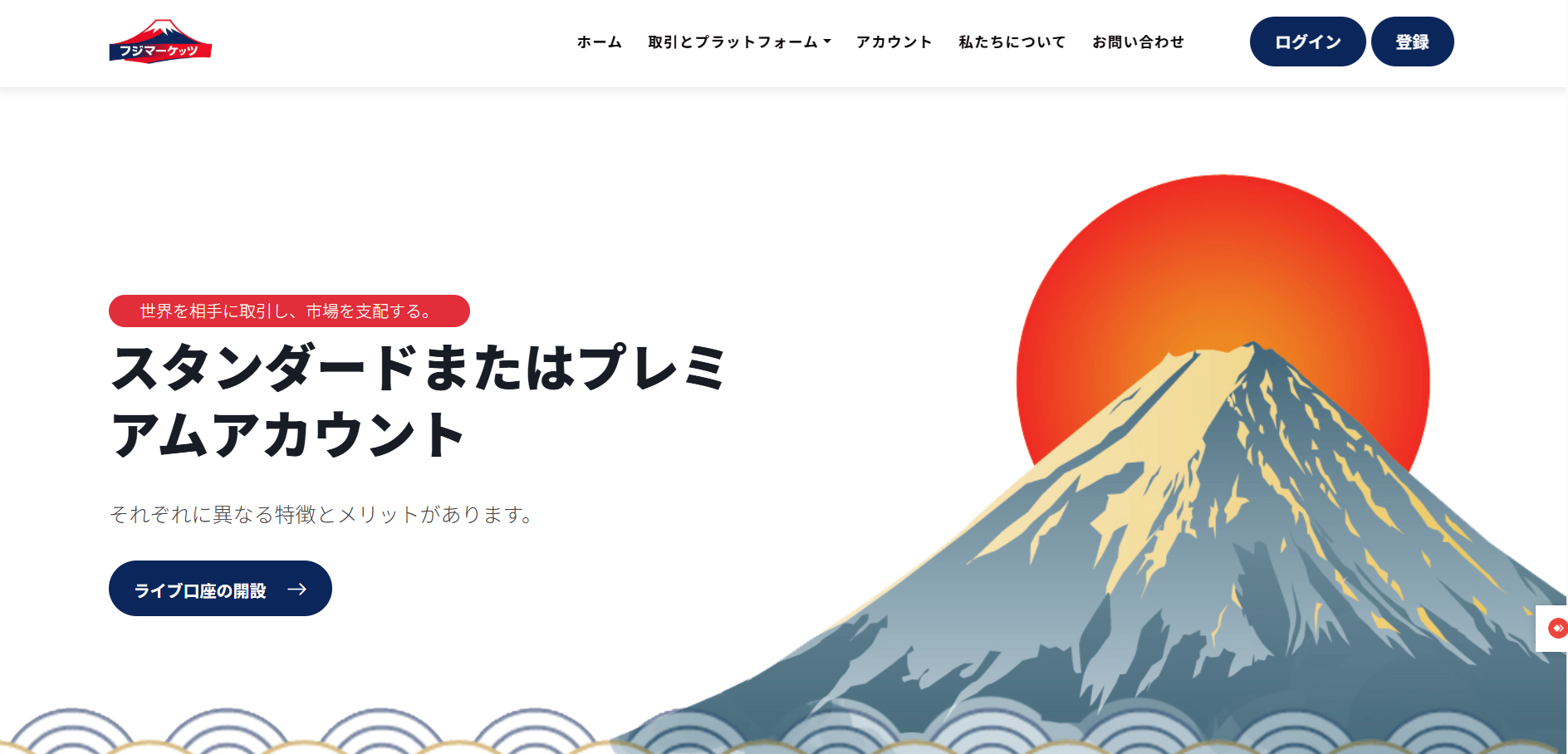 フジマーケッツのサイト画像